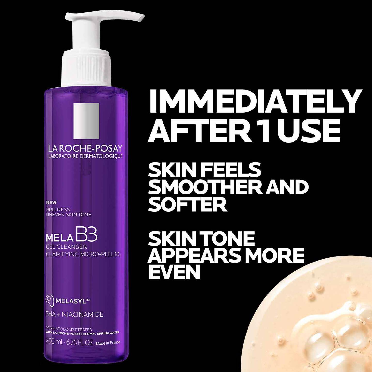mela-b3-facial-gel-cleanser-with-melasyltm-niacinamide-x1 4_LaRochePosay-Product-MelaB3-MelaB3Cleanser-200ml-03337875890069-Benefits.jpg