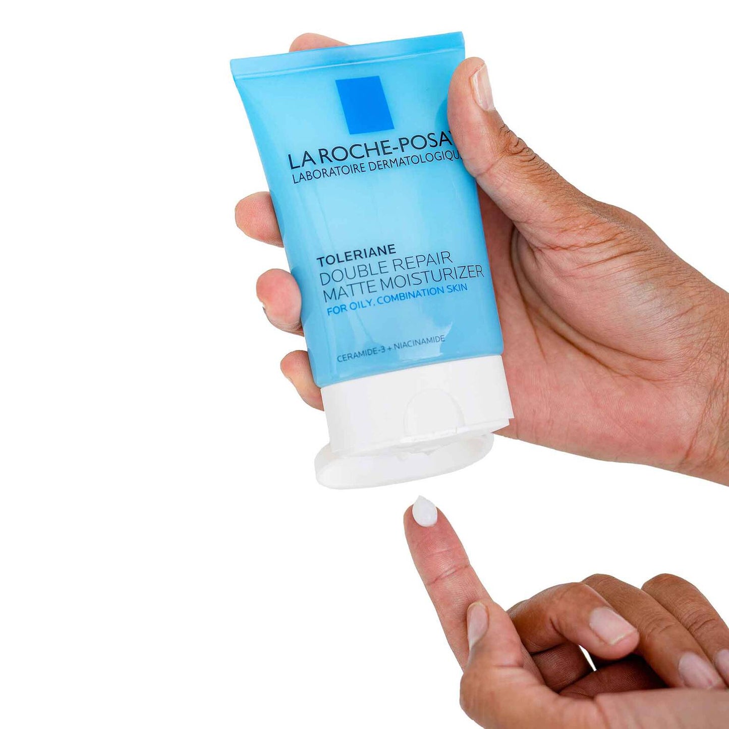 toleriane-double-repair-matte-face-moisturizer-for-oily-skin-v2 la-roche-posay-toleriane-matte-lotion-on-finger.jpg